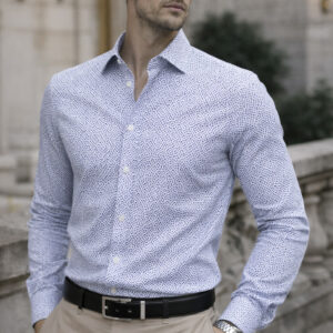 Chemise Midnight — micro-imprimé — Chemises — Ted Lapidus