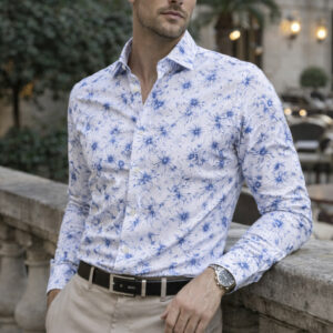 Chemise Midnight — imprimé floral — Chemises — Ted Lapidus