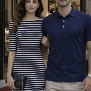 Polo TL241 — piqué marine — Polos — Ted Lapidus
