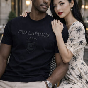 T-shirt TL070 — écusson ton sur ton — T-shirts — Ted Lapidus